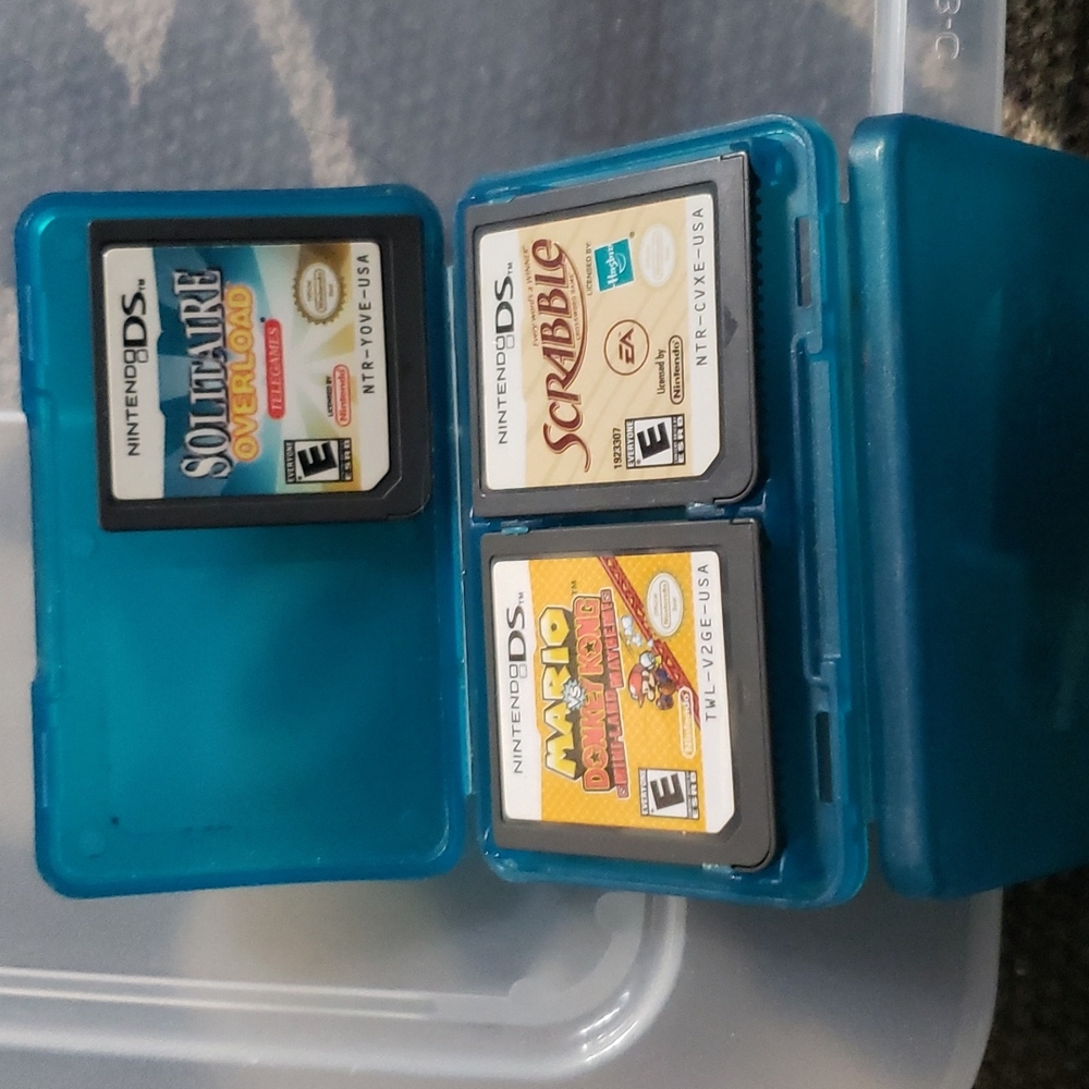 3 Nintendo DS games